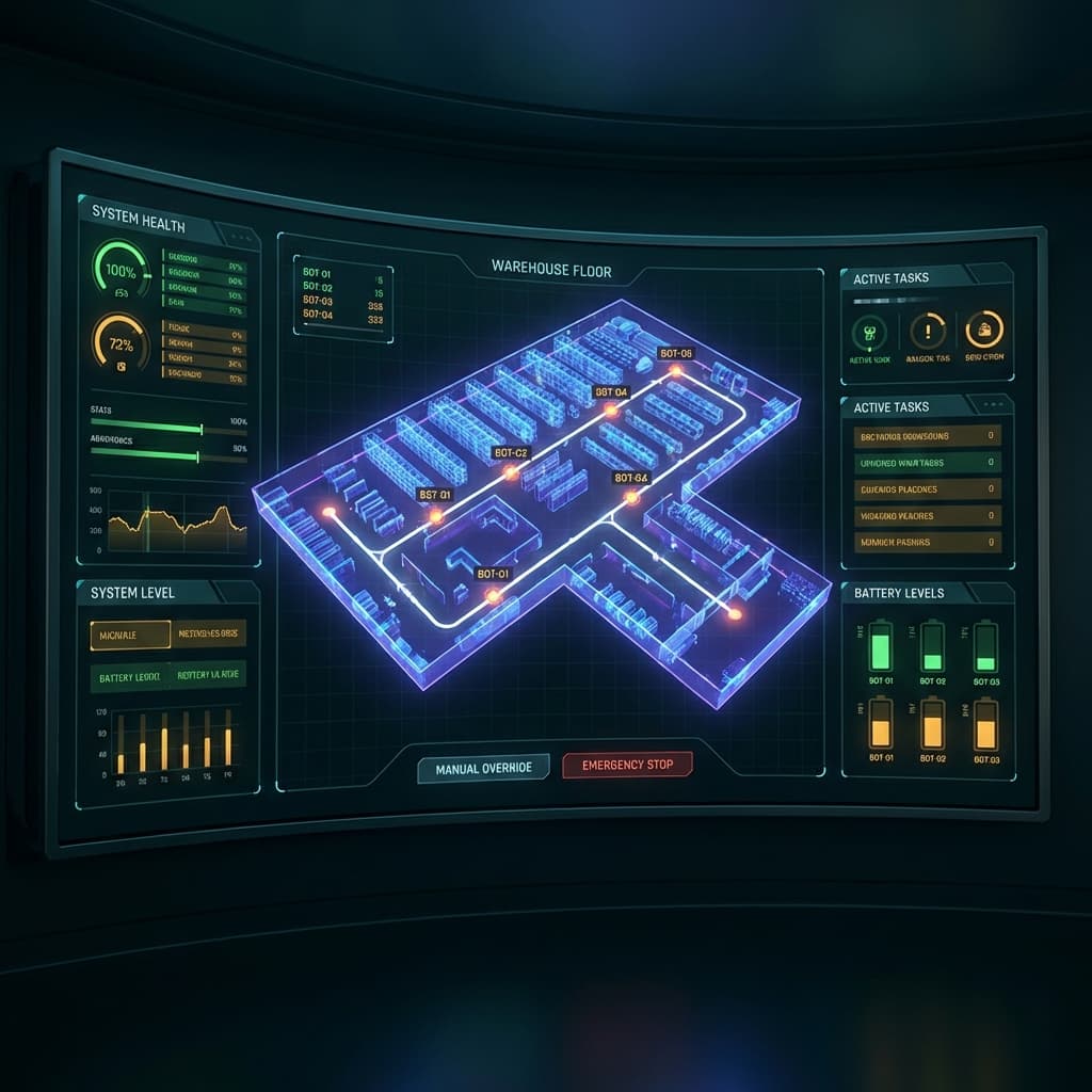 AGV 로봇 관제 시스템 (ACS)